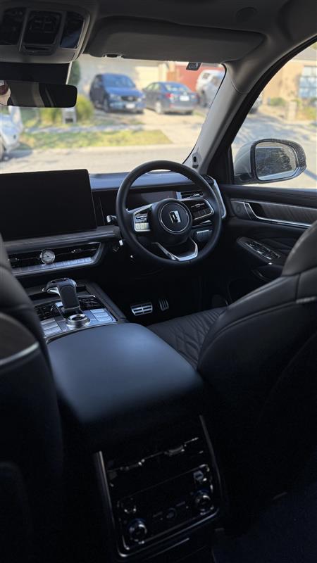 Detailed car interior