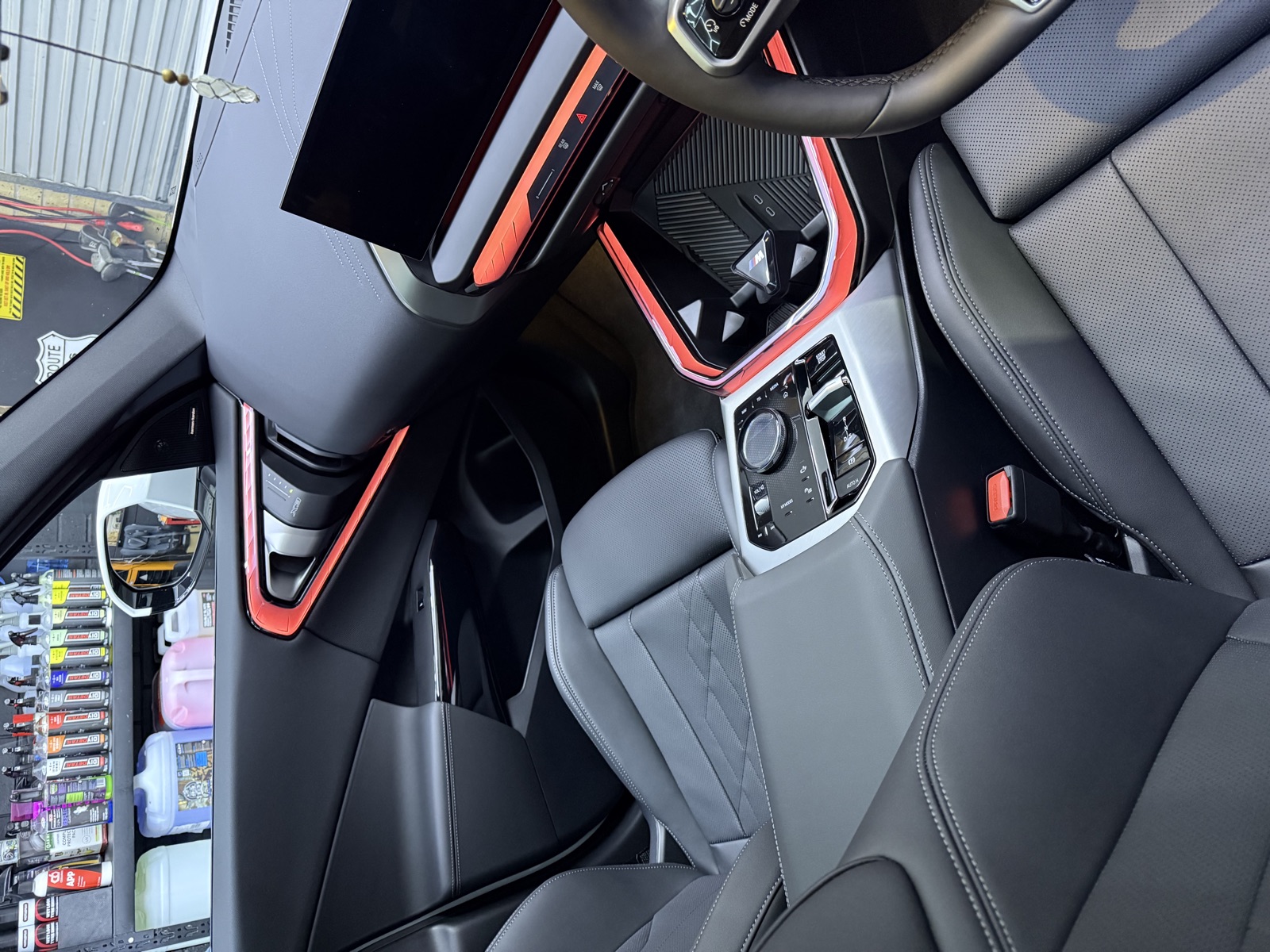 BMW interior detail