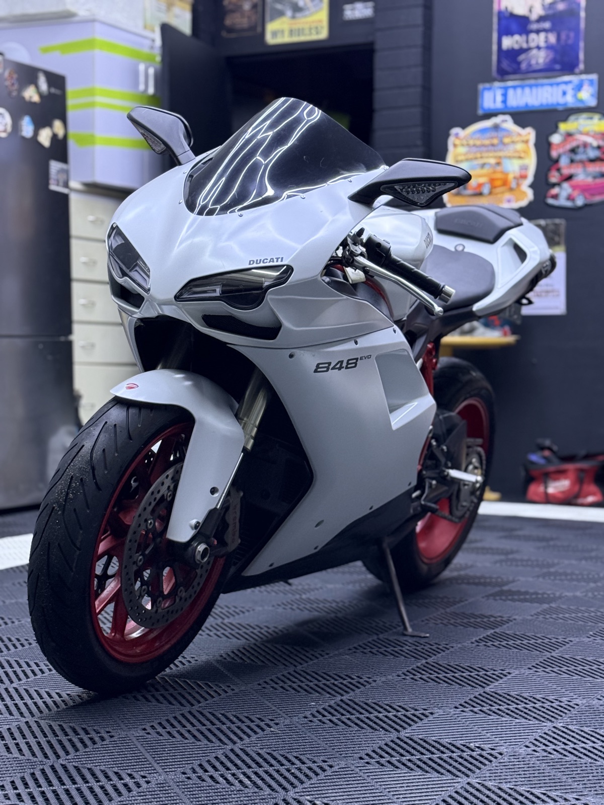 Ducati 848 detail