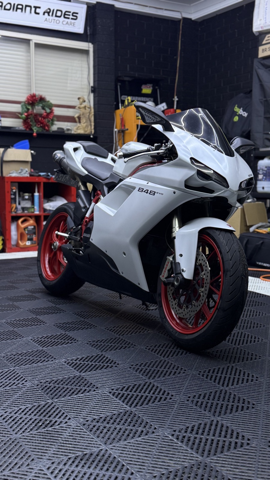 Ducati 848 detail
