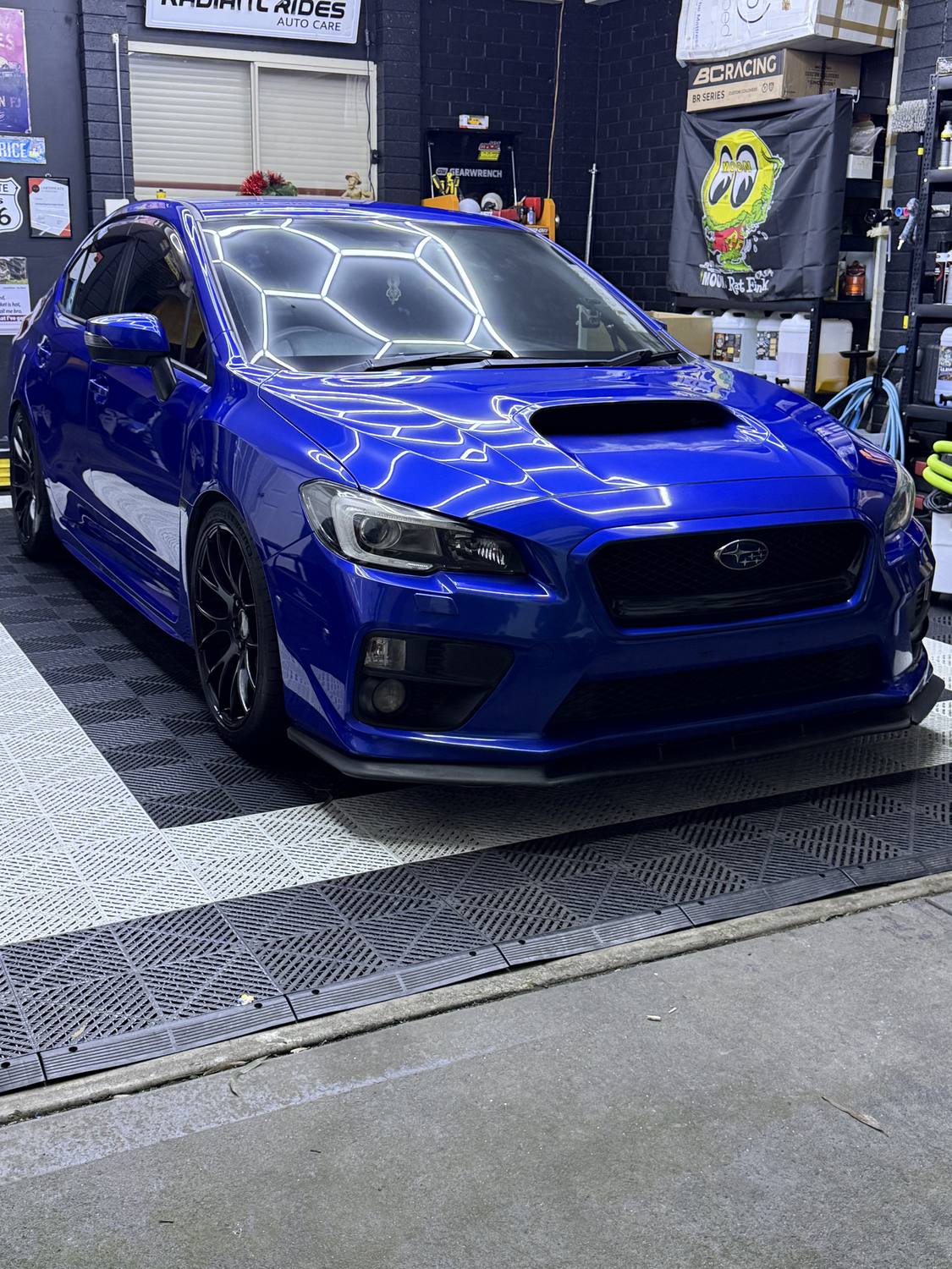 Subaru WRX after a full exterior detail